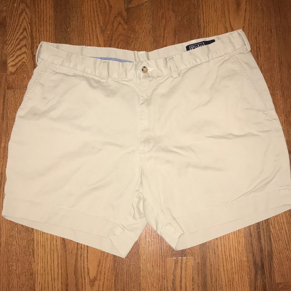Men's Polo by Ralph Lauren Khaki Shorts